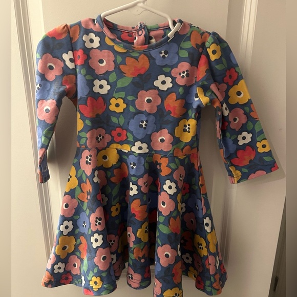 Jojo Maman Bebe 12-18m Floral Blue dress - Picture 1 of 4
